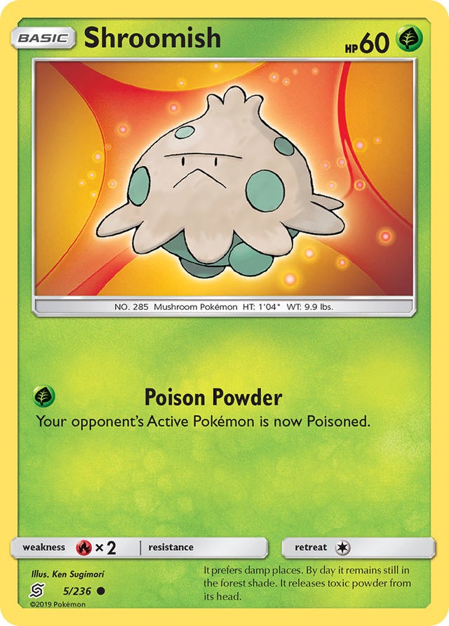 Shroomish (5/236) [Sun & Moon: Unified Minds] - PCA Designer Toys
