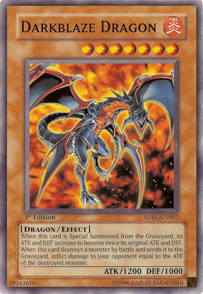 Darkblaze Dragon [SDRL-EN002] Common - PCA Designer Toys