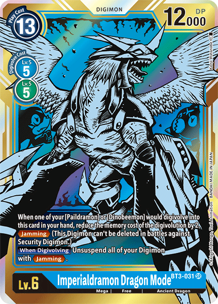 Imperialdramon Dragon Mode [BT3-031] (Alternate Art) [Release Special Booster Ver.1.5] - PCA Designer Toys