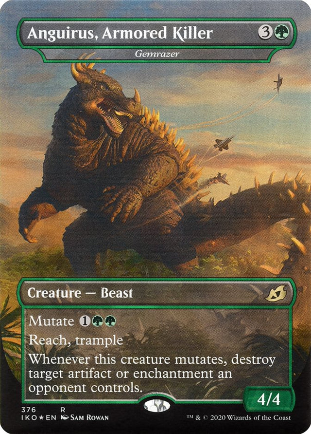 Gemrazer - Anguirus, Armored Killer (Extended Art) [Ikoria: Lair of Behemoths] - PCA Designer Toys