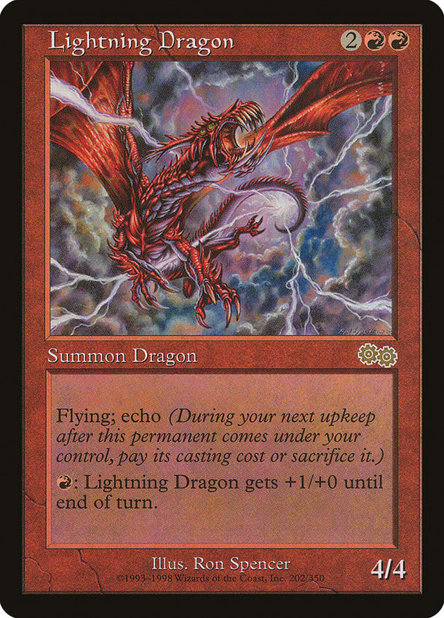 Lightning Dragon [Urza's Saga] - PCA Designer Toys