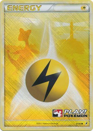 Lightning Energy (91/95) (Play Pokemon Promo) [HeartGold & SoulSilver: Call of Legends] - PCA Designer Toys