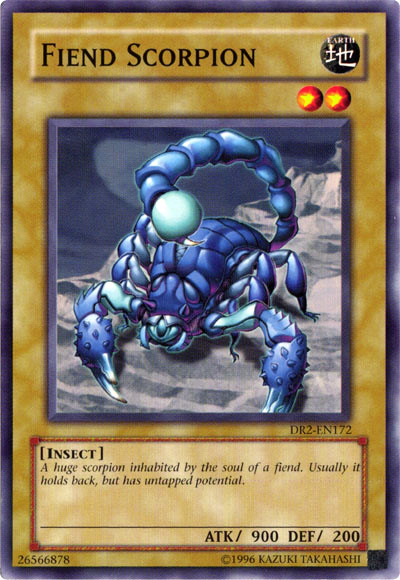 Fiend Scorpion [DR2-EN172] Common - PCA Designer Toys