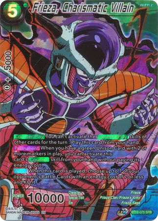 Frieza, Charismatic Villain (SPR) (BT10-075) [Rise of the Unison Warrior] - PCA Designer Toys