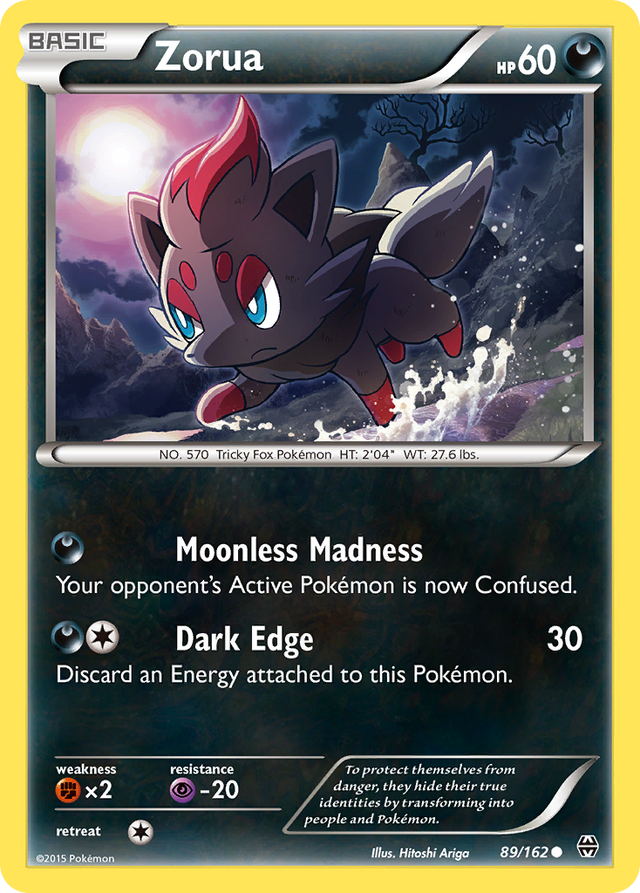 Zorua (89/162) [XY: BREAKthrough] - PCA Designer Toys