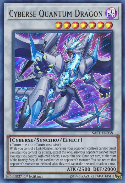 Cyberse Quantum Dragon [SAST-EN038] Ultra Rare - PCA Designer Toys
