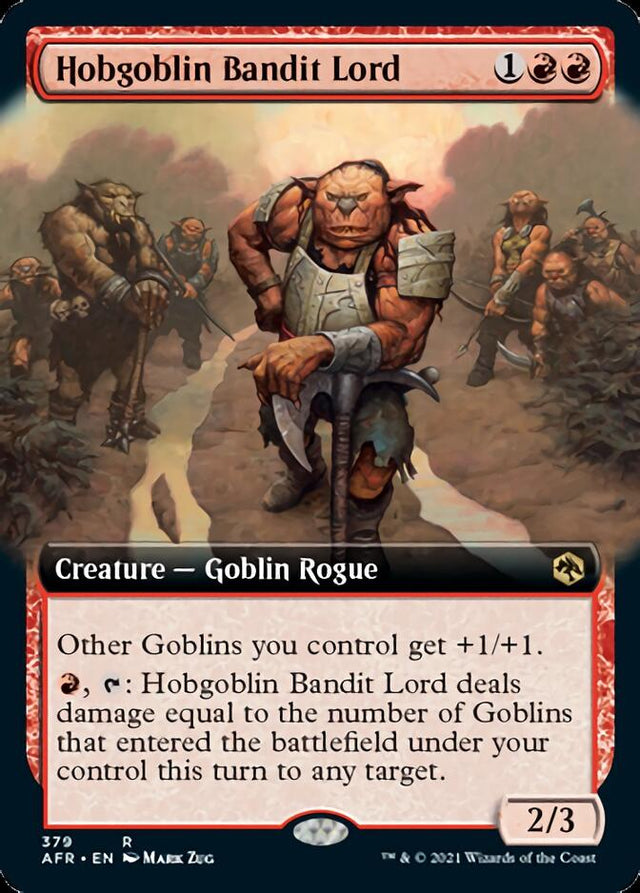 Hobgoblin Bandit Lord (Extended Art) [Dungeons & Dragons: Adventures in the Forgotten Realms] - PCA Designer Toys