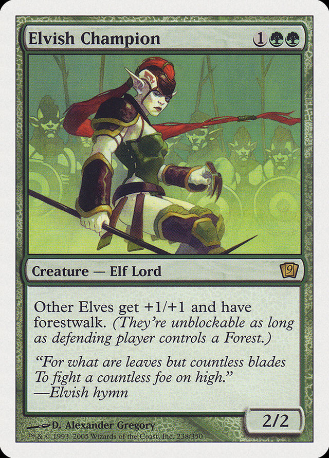 Elvish Champion [Ninth Edition] - PCA Designer Toys