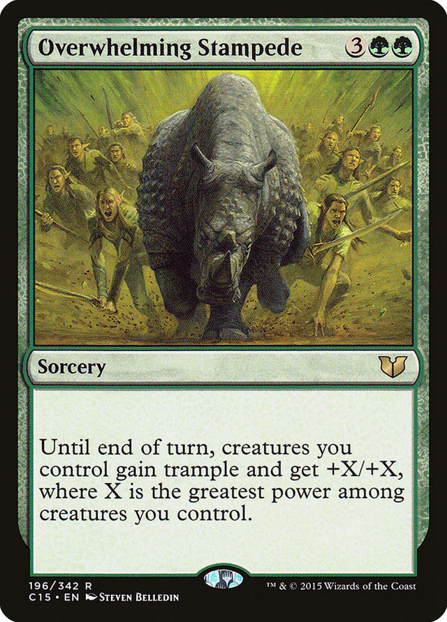Overwhelming Stampede [Commander 2015] - PCA Designer Toys
