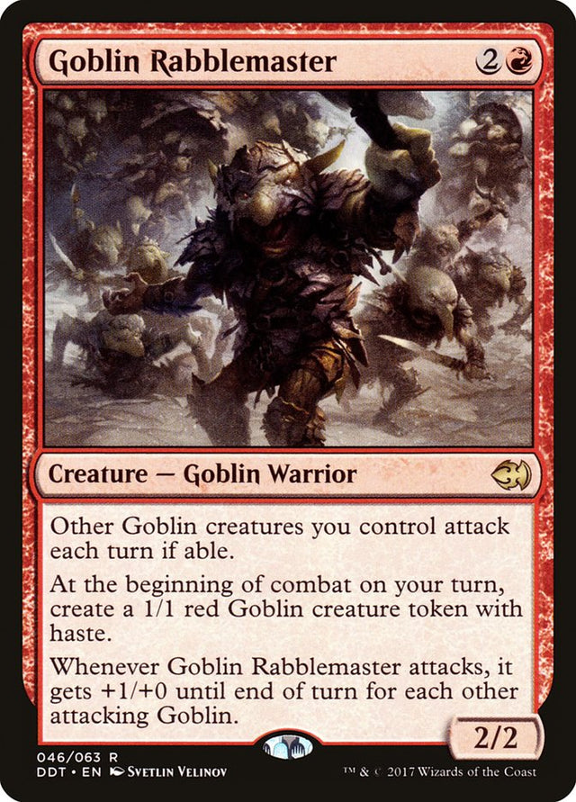 Goblin Rabblemaster [Duel Decks: Merfolk vs. Goblins] - PCA Designer Toys