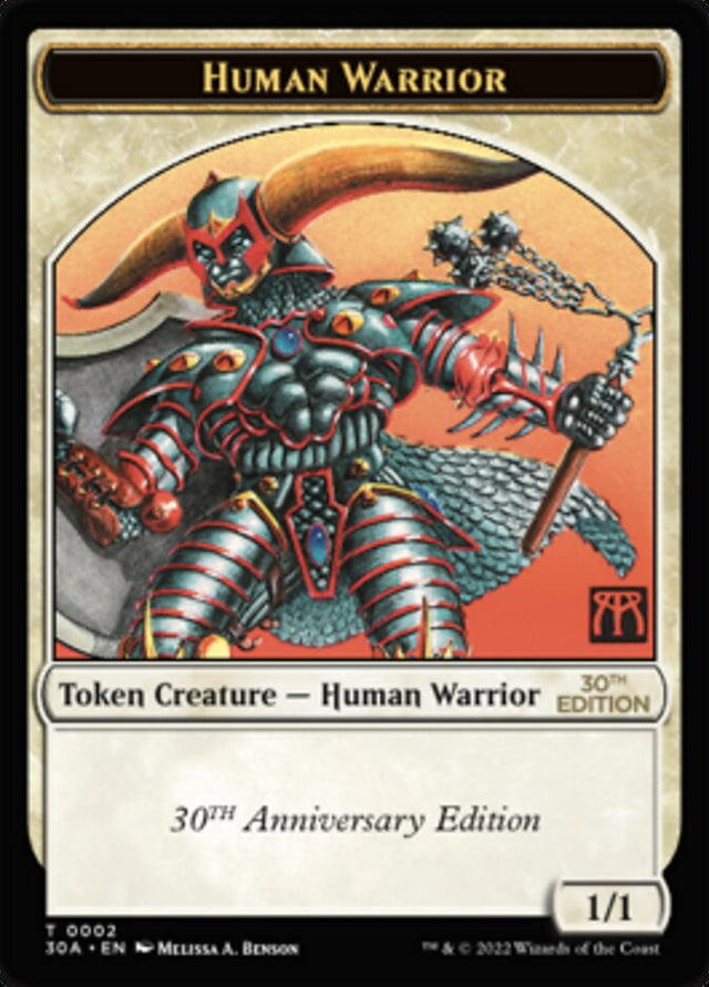 Human Warrior Token [30th Anniversary Tokens] - PCA Designer Toys