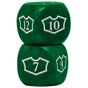 Ultra PRO: Loyalty Dice Set - 22MM Deluxe with 7-12 (Forest)