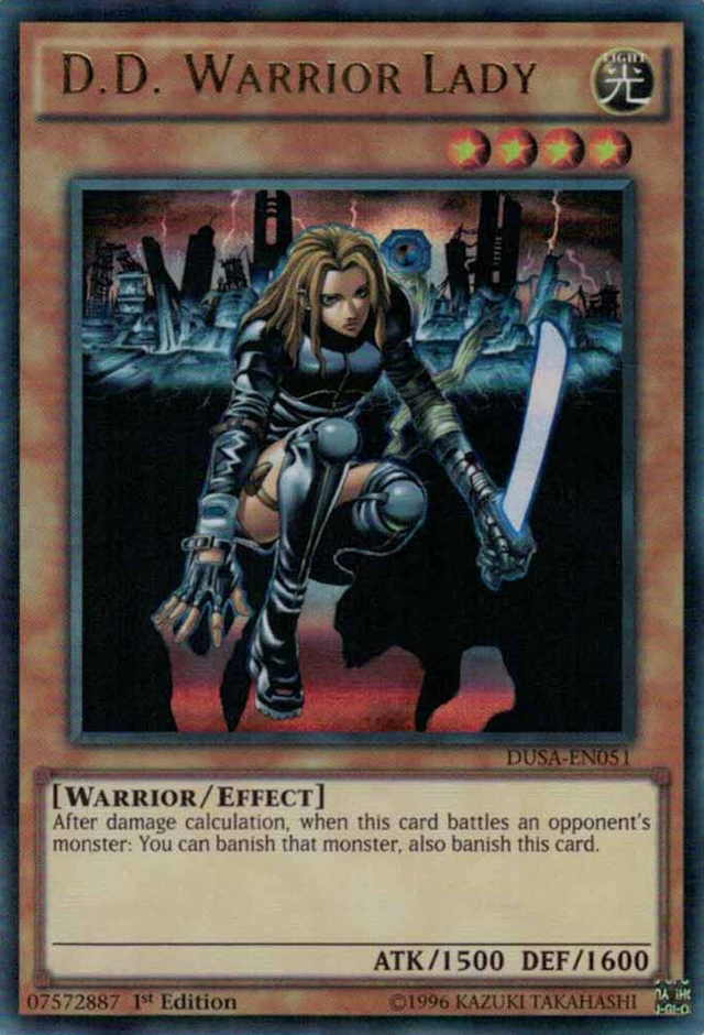 D.D. Warrior Lady [DUSA-EN051] Ultra Rare - PCA Designer Toys