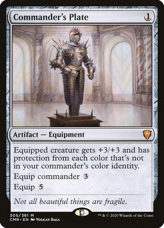 Commander's Plate [Commander Legends] - PCA Designer Toys
