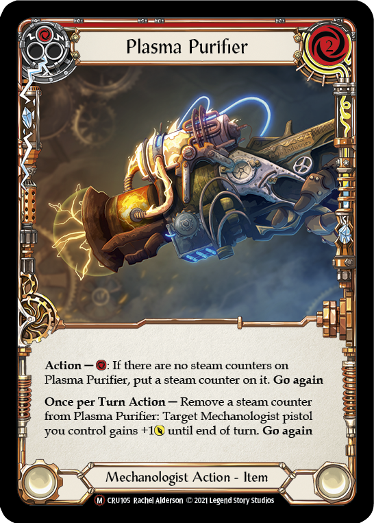 Plasma Purifier [U-CRU105] (Crucible of War Unlimited)  Unlimited Rainbow Foil - PCA Designer Toys