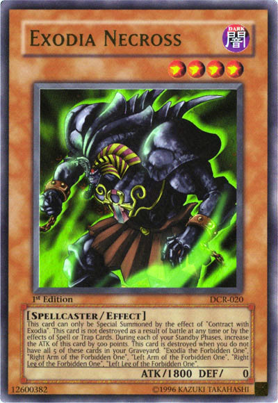 Exodia Necross [DCR-020] Ultra Rare - PCA Designer Toys