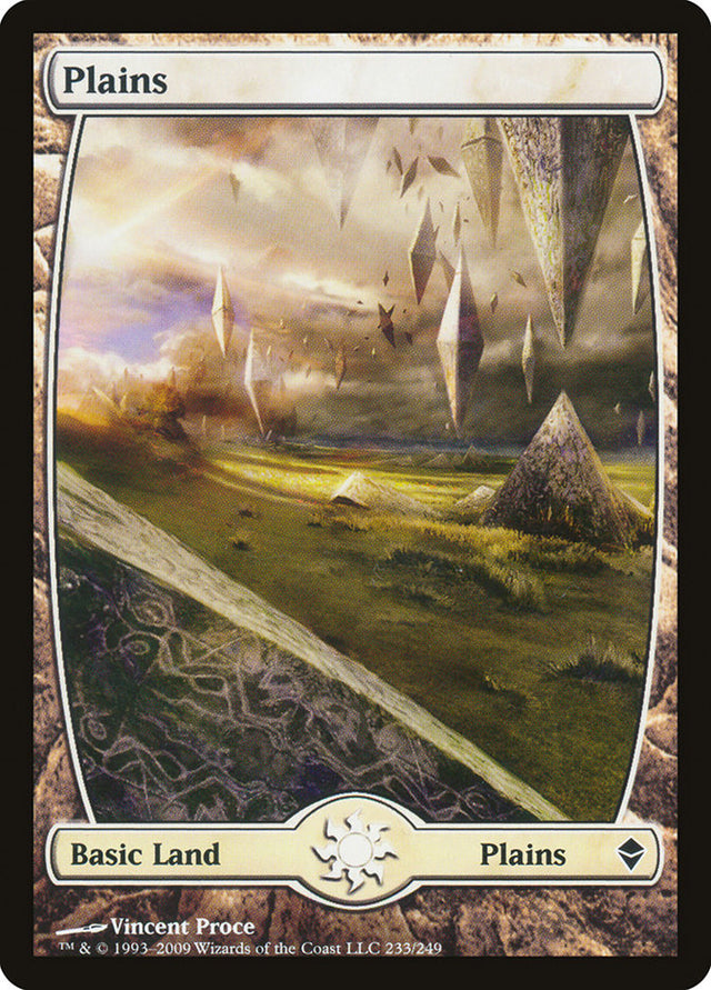 Plains (233) [Zendikar] - PCA Designer Toys