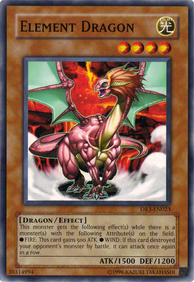 Element Dragon [DR3-EN023] Common - PCA Designer Toys