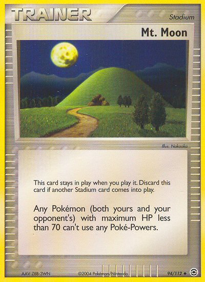 Mt. Moon (94/112) [EX: FireRed & LeafGreen] - PCA Designer Toys