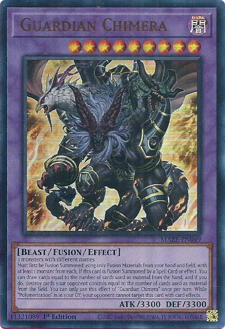 Guardian Chimera [MAZE-EN049] Ultra Rare - PCA Designer Toys