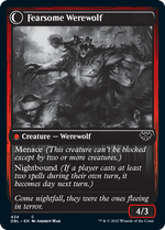 Fearful Villager // Fearsome Werewolf [Innistrad: Double Feature]