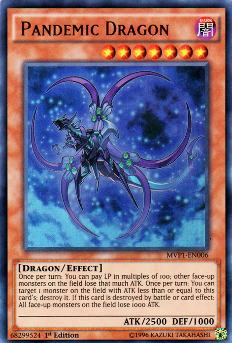 Pandemic Dragon [MVP1-EN006] Ultra Rare - PCA Designer Toys