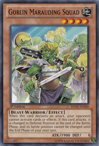 Goblin Marauding Squad [REDU-EN040] Common - PCA Designer Toys