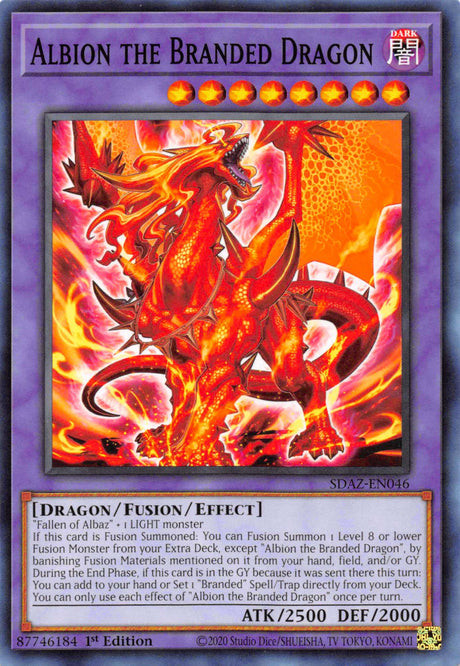 Albion the Branded Dragon [SDAZ-EN046] Common - PCA Designer Toys