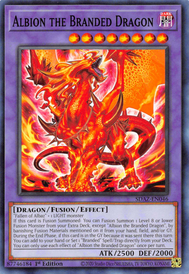 Albion the Branded Dragon [SDAZ-EN046] Common - PCA Designer Toys