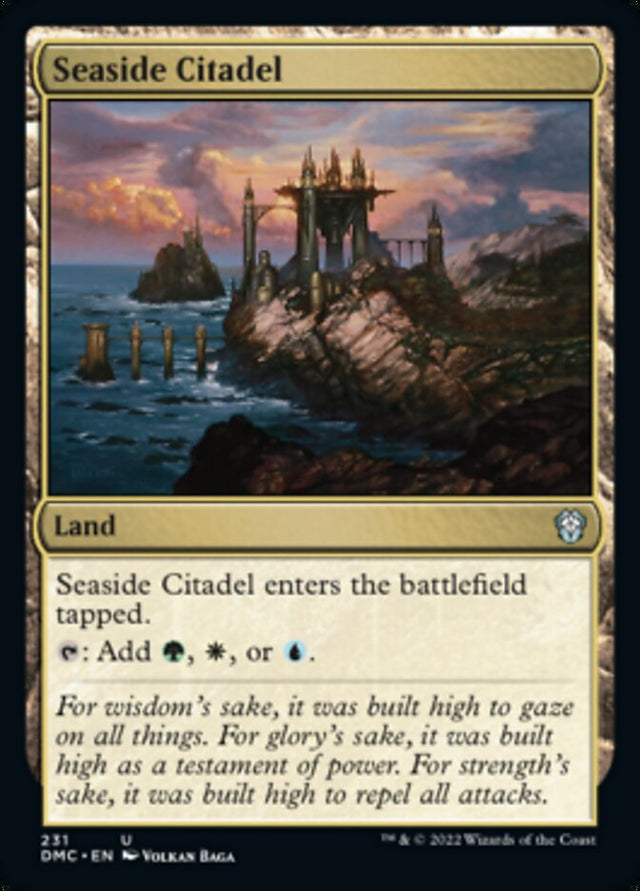Seaside Citadel [Dominaria United Commander] - PCA Designer Toys