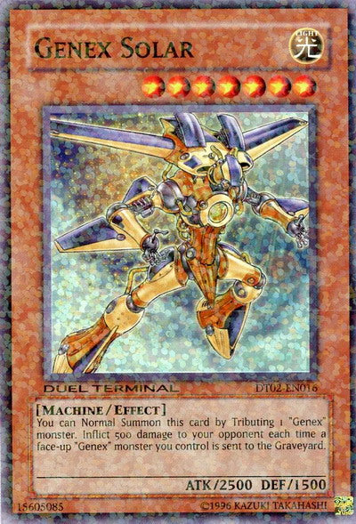 Genex Solar [DT02-EN016] Super Rare - PCA Designer Toys