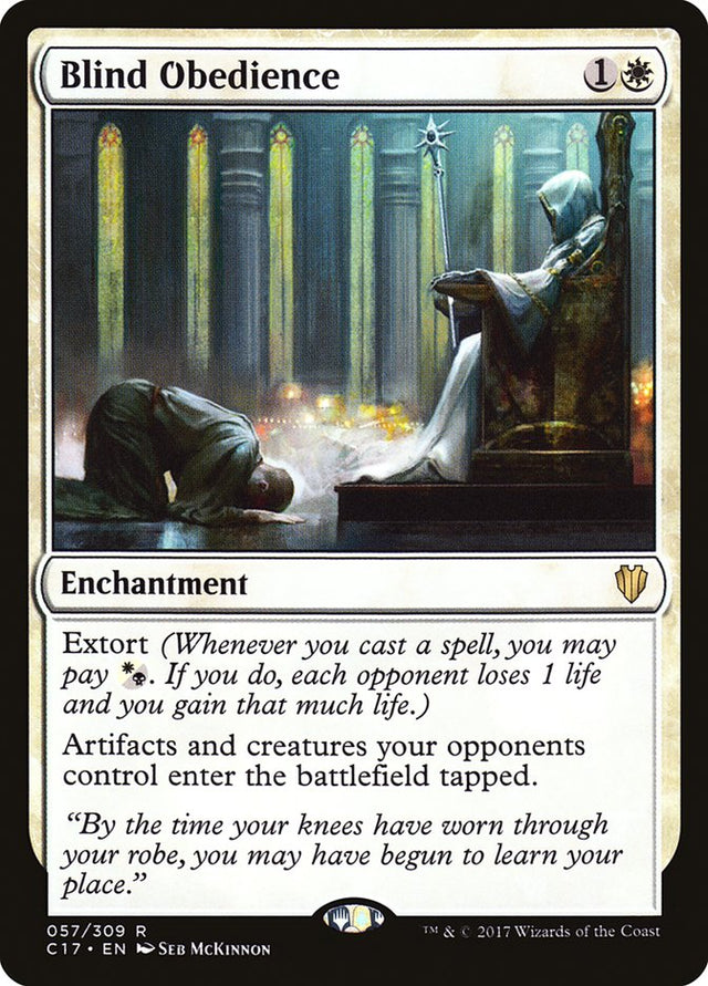 Blind Obedience [Commander 2017] - PCA Designer Toys
