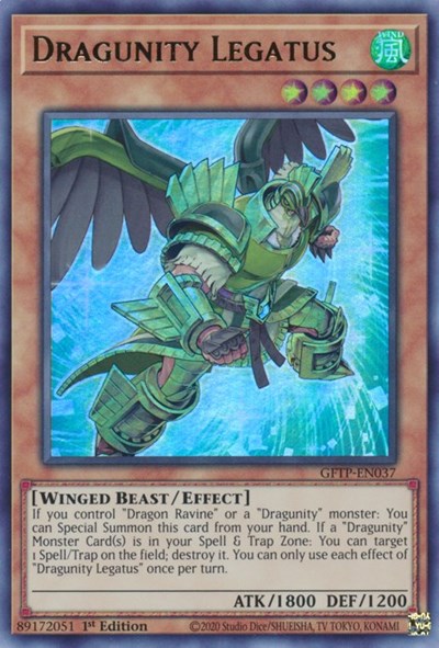Dragunity Legatus [GFTP-EN037] Ultra Rare - PCA Designer Toys