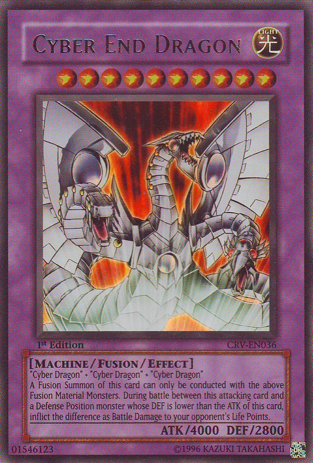 Cyber End Dragon [CRV-EN036] Ultra Rare - PCA Designer Toys
