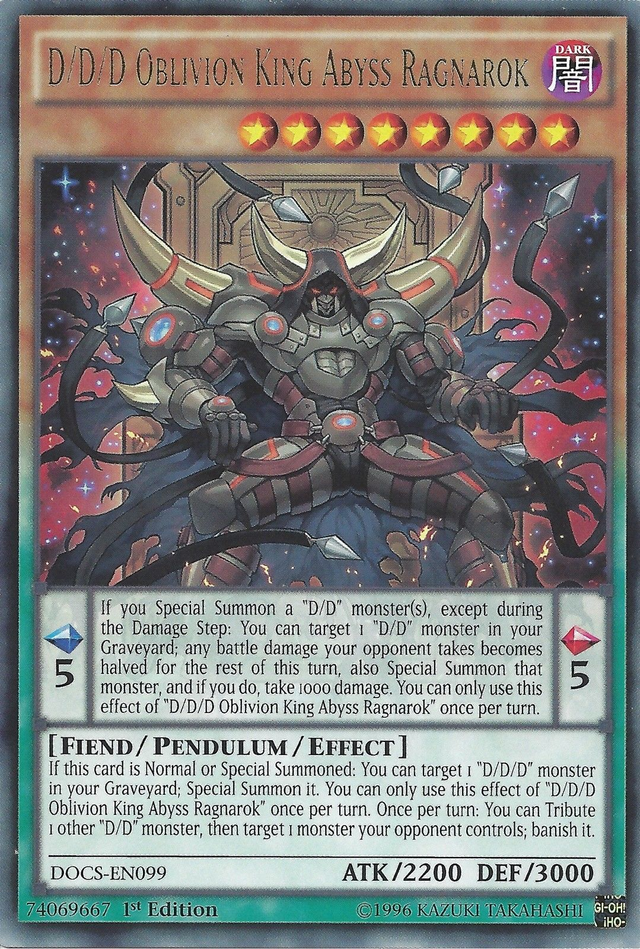 D/D/D Oblivion King Abyss Ragnarok [DOCS-EN099] Rare