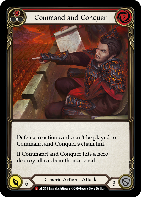 Command and Conquer [U-ARC159] (Arcane Rising Unlimited)  Unlimited Normal - PCA Designer Toys