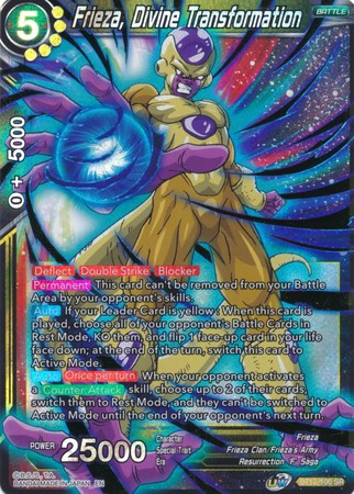 Frieza, Divine Transformation (BT12-100) [Vicious Rejuvenation] - PCA Designer Toys