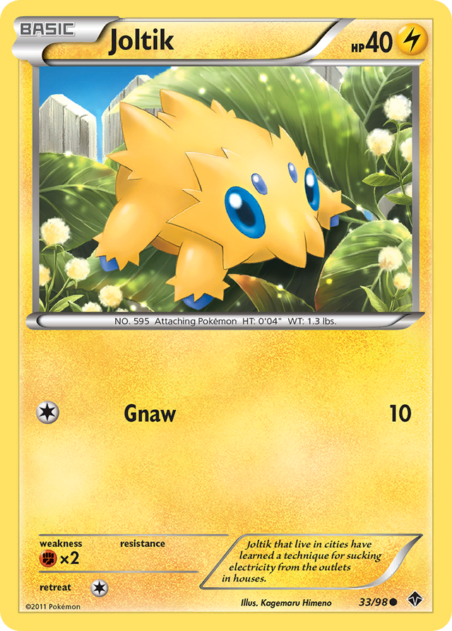Joltik (33/98) [Black & White: Emerging Powers] - PCA Designer Toys