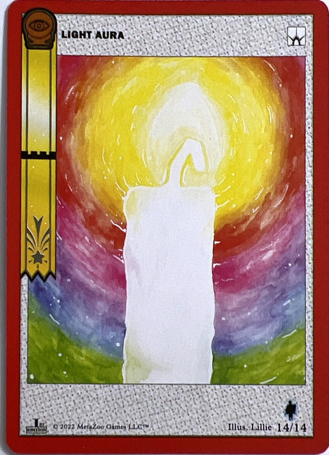 Light Aura (The Gray Man) [Seance: First Edition Release Event Deck] - PCA Designer Toys