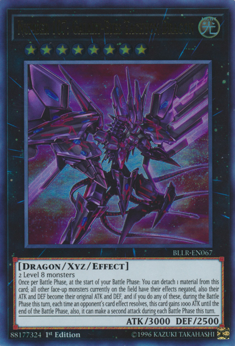 Number 107: Galaxy-Eyes Tachyon Dragon [BLLR-EN067] Ultra Rare - PCA Designer Toys