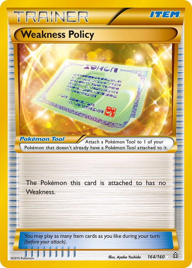 Weakness Policy (164/160) [XY: Primal Clash] - PCA Designer Toys