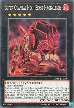 Super Quantal Mech Beast Magnaliger [OP10-EN020] Common - PCA Designer Toys