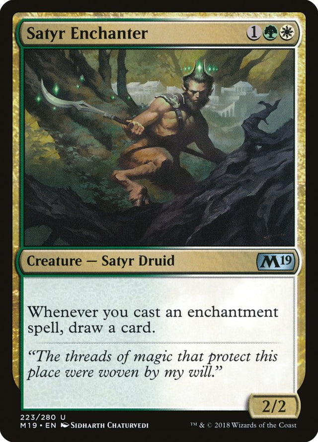 Satyr Enchanter [Core Set 2019] - PCA Designer Toys