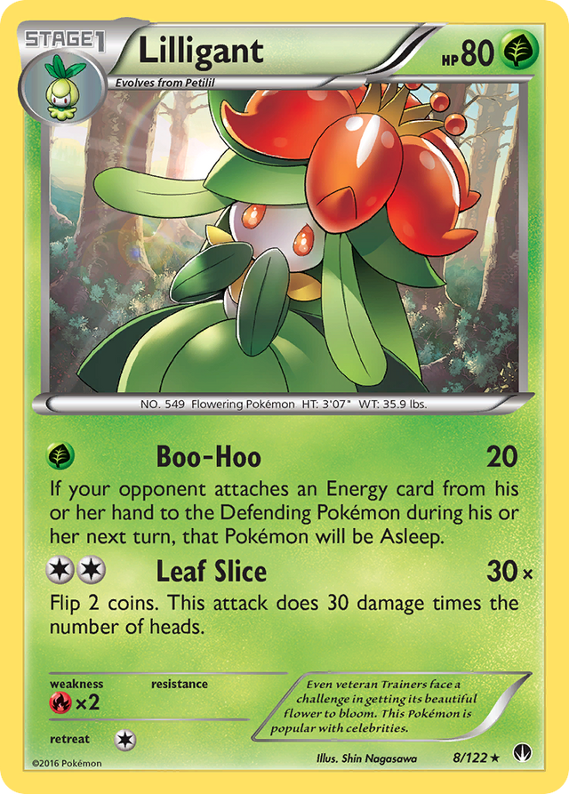 Lilligant (8/122) [XY: BREAKpoint] - PCA Designer Toys
