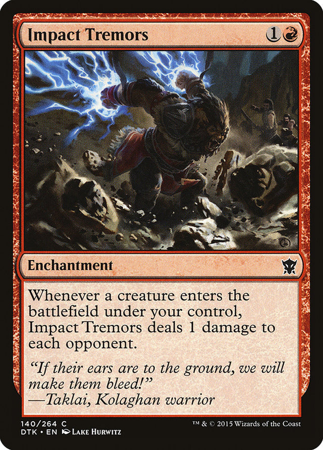 Impact Tremors [Dragons of Tarkir] - PCA Designer Toys