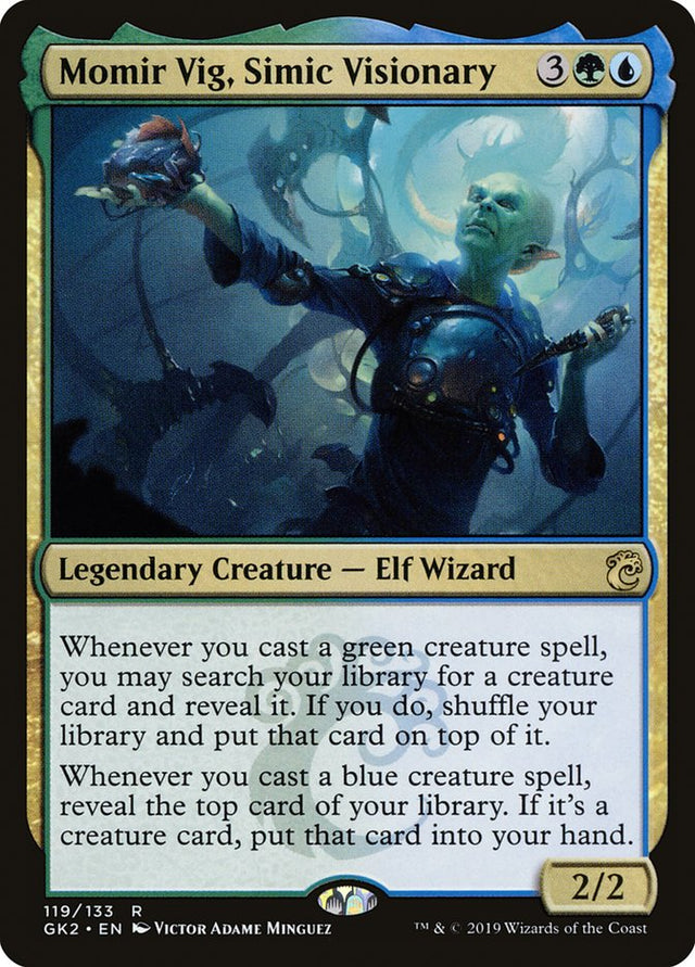 Momir Vig, Simic Visionary [Ravnica Allegiance Guild Kit] - PCA Designer Toys