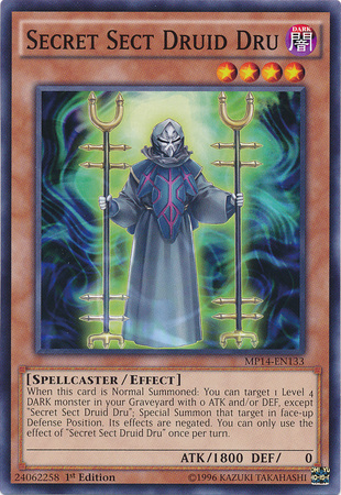 Secret Sect Druid Dru [MP14-EN133] Common - PCA Designer Toys