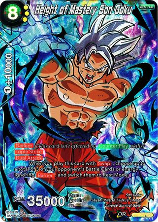Height of Mastery Son Goku (SPR) (BT4-075) [Colossal Warfare] - PCA Designer Toys