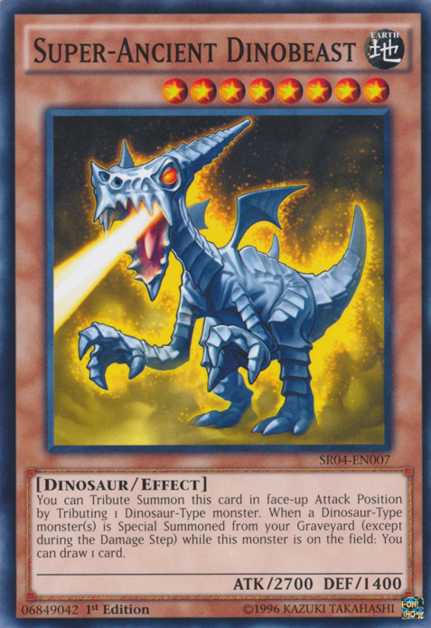 Super-Ancient Dinobeast [SR04-EN007] Common - PCA Designer Toys
