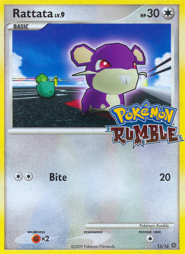 Rattata (15/16) [Pokémon Rumble] - PCA Designer Toys
